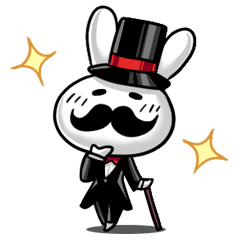 ひげうさぎの日常 Lineクリエイターズスタンプ Stamplist