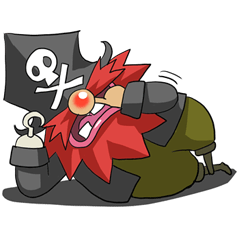 赤ひげ船長 Lineクリエイターズスタンプ Stamplist