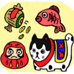 縁起が良い物と 鬼 Lineスタンプの人気のランキングデータベース Stampdb 縁起が良い物と 鬼 Lineスタンプの人気のランキングデータベース Stampdb
