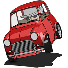 ミニサイズで可愛い車 Lineスタンプの人気のランキングデータベース Stampdb