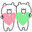 動く 冬のガーリーくまさん Lineスタンプの人気のランキングデータベース Stampdb