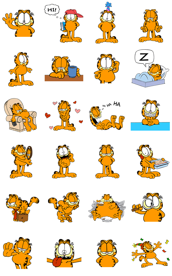 画像 レトロアメリカン ガーフィールド 猫 Garfield スマホ