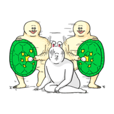 Jigoku no Misawa The Hare & the Tortoise sticker #60395