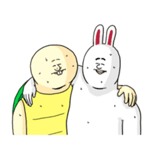 Jigoku no Misawa The Hare & the Tortoise sticker #60408