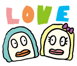 Lazy Snowman Yukio sticker #67146