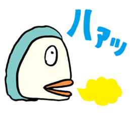 Lazy Snowman Yukio sticker #67166