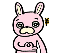 MOMOIRO USAHI's stamp sticker #87679