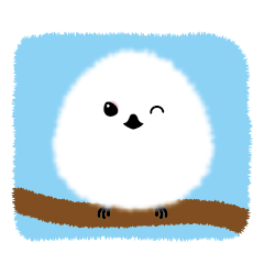 Long-tailed Tit ~ a snowy fairy ~