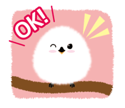 Long-tailed Tit ~ a snowy fairy ~ sticker #96276