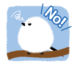 Long-tailed Tit ~ a snowy fairy ~ sticker #96277