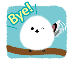 Long-tailed Tit ~ a snowy fairy ~ sticker #96278