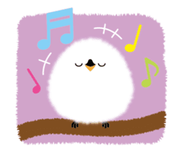 Long-tailed Tit ~ a snowy fairy ~ sticker #96279