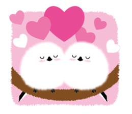 Long-tailed Tit ~ a snowy fairy ~ sticker #96286