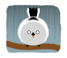 Long-tailed Tit ~ a snowy fairy ~ sticker #96287