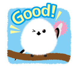 Long-tailed Tit ~ a snowy fairy ~ sticker #96289