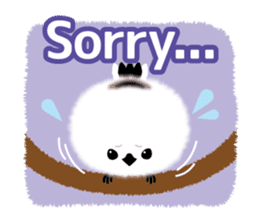 Long-tailed Tit ~ a snowy fairy ~ sticker #96290