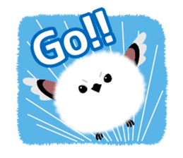 Long-tailed Tit ~ a snowy fairy ~ sticker #96295