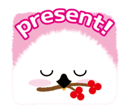 Long-tailed Tit ~ a snowy fairy ~ sticker #96301