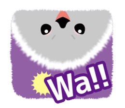 Long-tailed Tit ~ a snowy fairy ~ sticker #96303