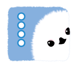 Long-tailed Tit ~ a snowy fairy ~ sticker #96306