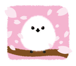 Long-tailed Tit ~ a snowy fairy ~ sticker #96308