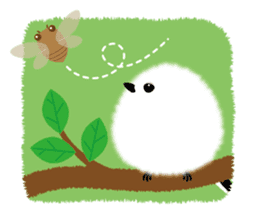 Long-tailed Tit ~ a snowy fairy ~ sticker #96309