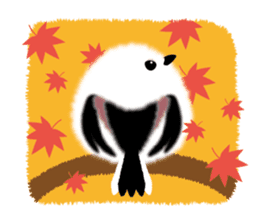 Long-tailed Tit ~ a snowy fairy ~ sticker #96310