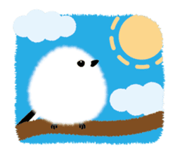 Long-tailed Tit ~ a snowy fairy ~ sticker #96312