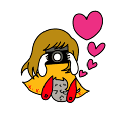 Photo Girl sticker #116801