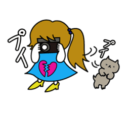 Photo Girl sticker #116809