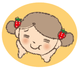 "Nagomi-chan" Stamp Appearance!! sticker #118728