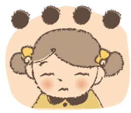 "Nagomi-chan" Stamp Appearance!! sticker #118736