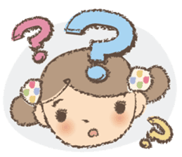 "Nagomi-chan" Stamp Appearance!! sticker #118741