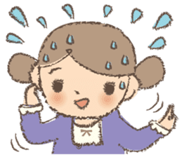 "Nagomi-chan" Stamp Appearance!! sticker #118746