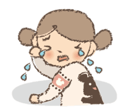 "Nagomi-chan" Stamp Appearance!! sticker #118748