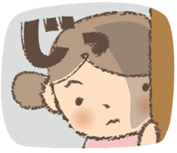 "Nagomi-chan" Stamp Appearance!! sticker #118749