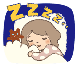 "Nagomi-chan" Stamp Appearance!! sticker #118754