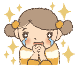 "Nagomi-chan" Stamp Appearance!! sticker #118756