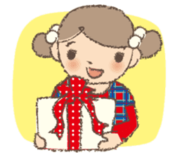 "Nagomi-chan" Stamp Appearance!! sticker #118757