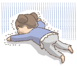 "Nagomi-chan" Stamp Appearance!! sticker #118759