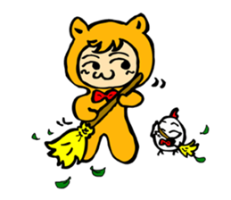 small bear sticker #125671