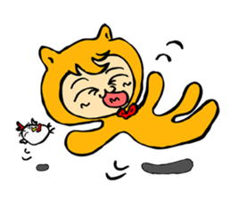 small bear sticker #125672