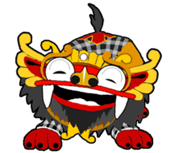 Balinese Barong sticker #140557