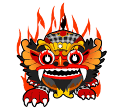 Balinese Barong sticker #140558