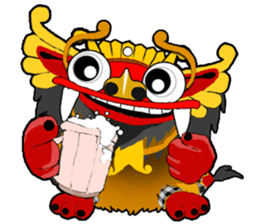 Balinese Barong sticker #140559
