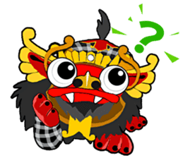 Balinese Barong sticker #140564