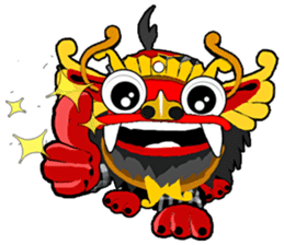 Balinese Barong sticker #140565