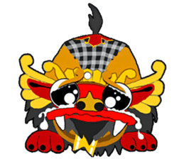 Balinese Barong sticker #140566