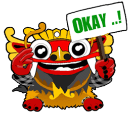 Balinese Barong sticker #140569