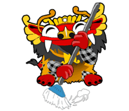 Balinese Barong sticker #140572